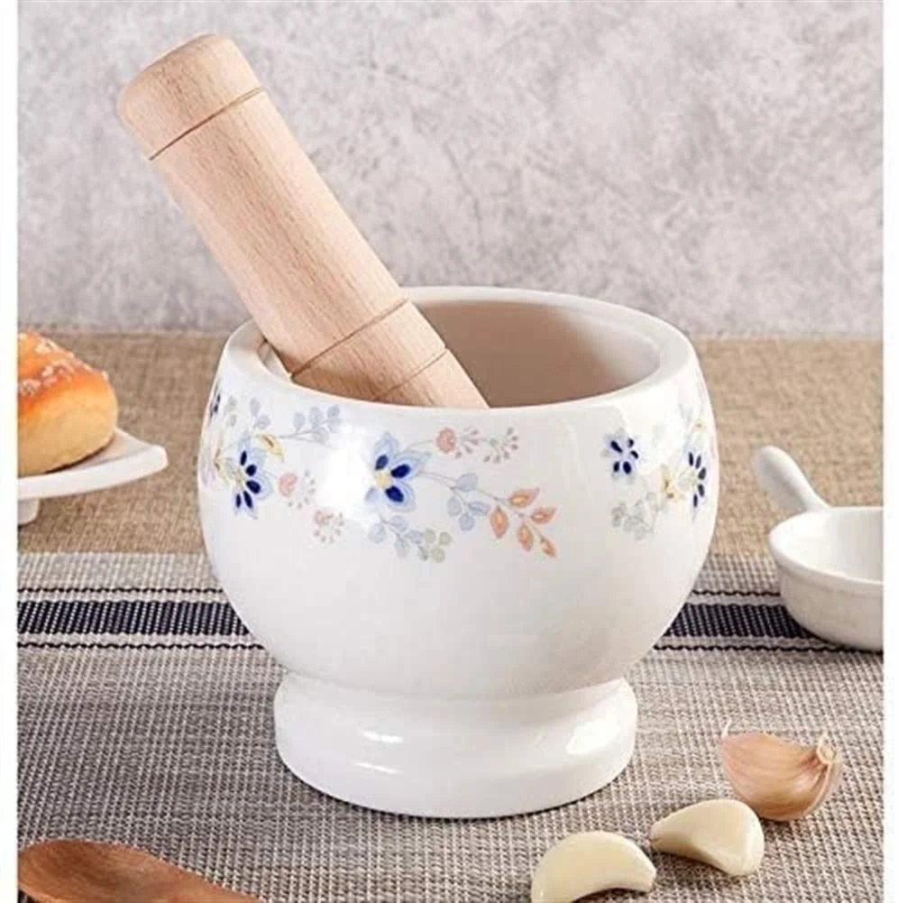 Ступка з товкачем Бiлий, фото №2