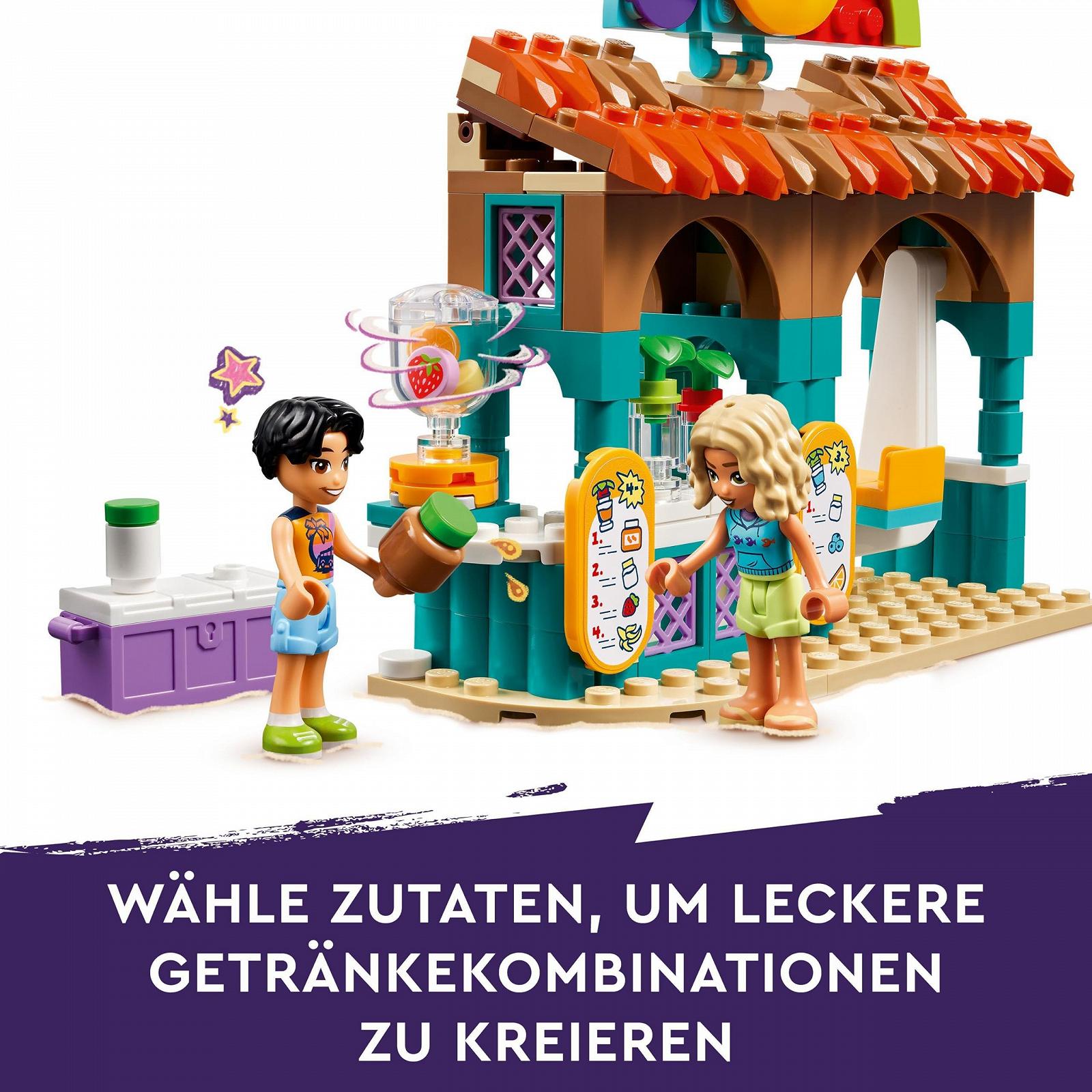 Игровой набор LEGO Friends 42625 Smoothie Stand на пляже, фото №5 Игровой набор LEGO Friends 42625 Smoothie Stand на пляже, фото №5