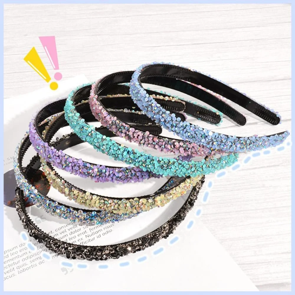 Обруч для волосся з блискітками для жінок, фото №3 Обруч для волосся з блискітками для жінок, фото №3