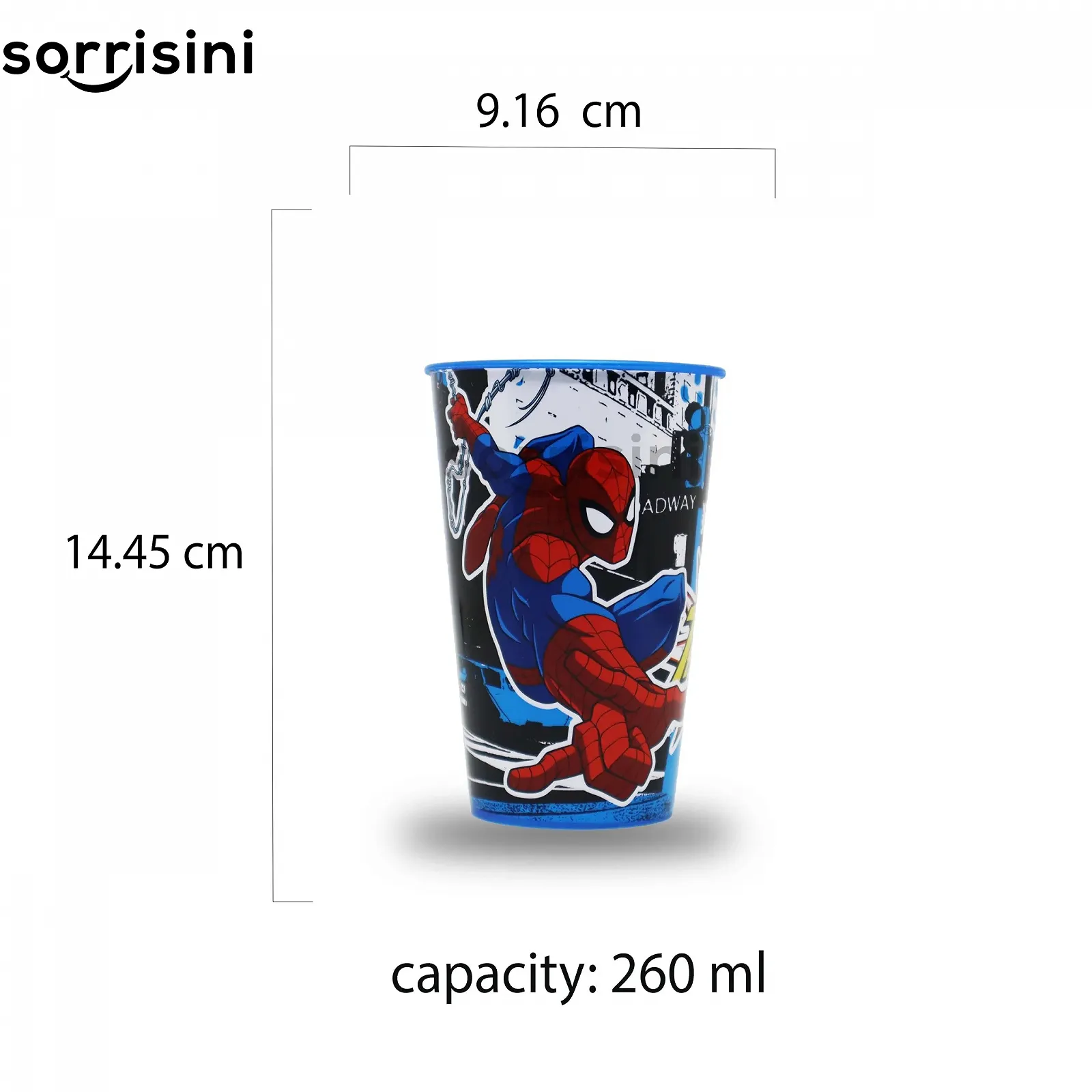 Детский набор посуды Sorrisini Spiderman (тарелка, миска, чашка 260 мл), фото №5 Детский набор посуды Sorrisini Spiderman (тарелка, миска, чашка 260 мл), фото №5