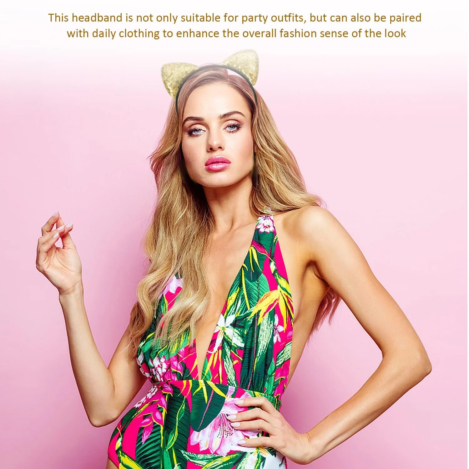 Обруч Вушка кота Блискітки, фото №4