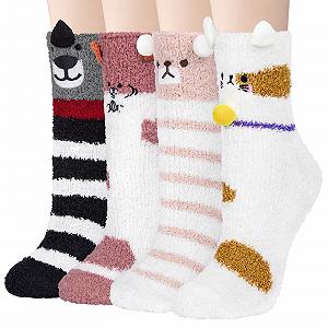 Мягкие носки Cuddly для женщин, теплые носки для кровати, толстые мягкие носки, домашние носки, женские носки, рождественский подарок, рождественские носки, зимние носки для девочек 37-42 - Фото 1