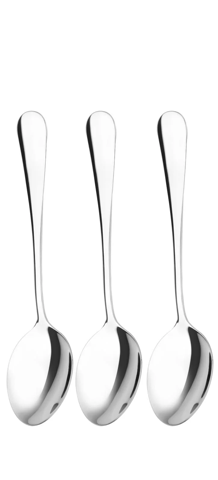 Ложка Супова з нержавіючої сталі 304, 17 см (6.7 дюймів), Набір з 3 штук, фото №1