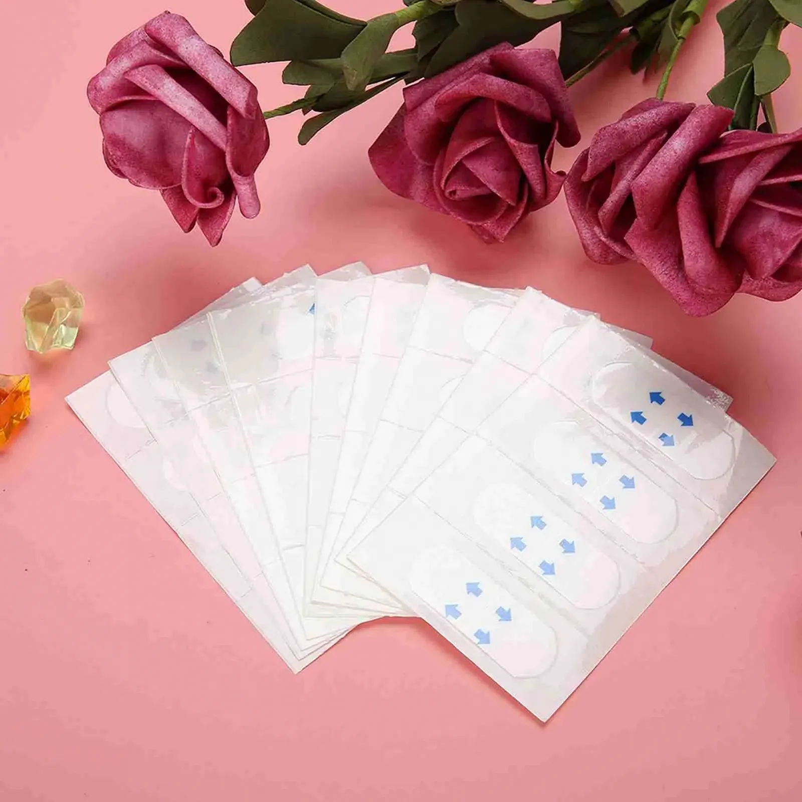 Пластир для підтяжки обличчя, надтонкі еластичні адгезиви, підтягує шкіру та усуває зморшки навколо обличчя, щелепи та шиї, фото №8