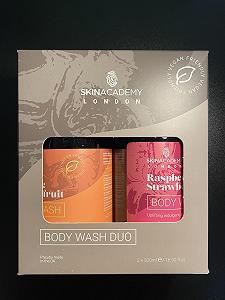 Гель для душу Skin Academy London Twin Pack Манго та малина - Фото 1