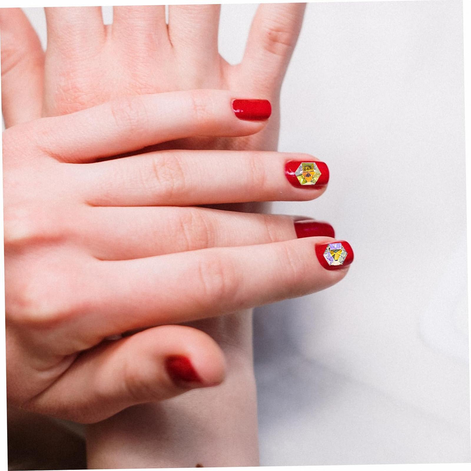 Стрази Beavorty, 50 шт, шестикутні, для самостійного виготовлення, прикраси для дорогоцінні камені для жінок, фото №5