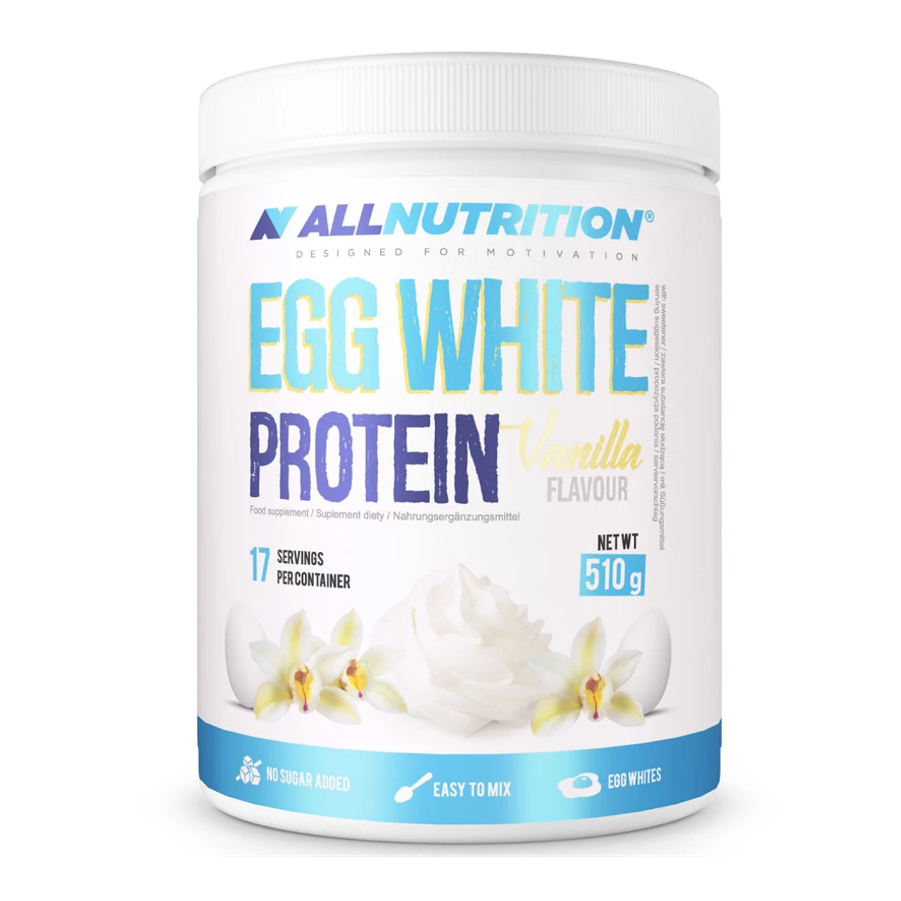 Egg White Protein 510g Vanilla, фото №1