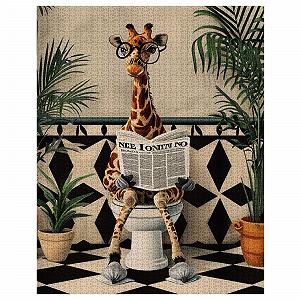 Пазл Tucocoo Cute Giraffe Abstract Animals 1000 элементов 70 x 50 см synthetic.ua - Фото 1