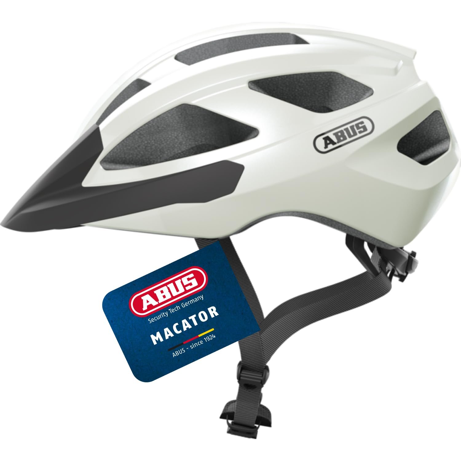 Шолом дорожній ABUS Macator M Shiny White, фото №1