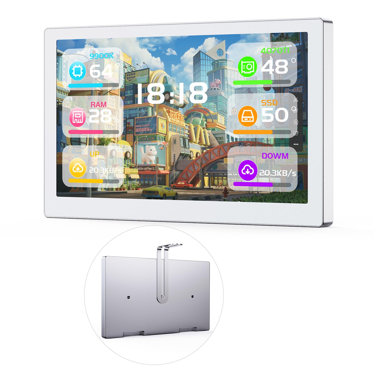 Монітор Waveshare 7 дюймів USB, фото №1