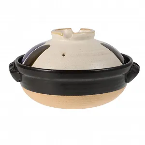 Кастрюля Garneck керамическая с крышкой и двойной ручкой - Фото 1