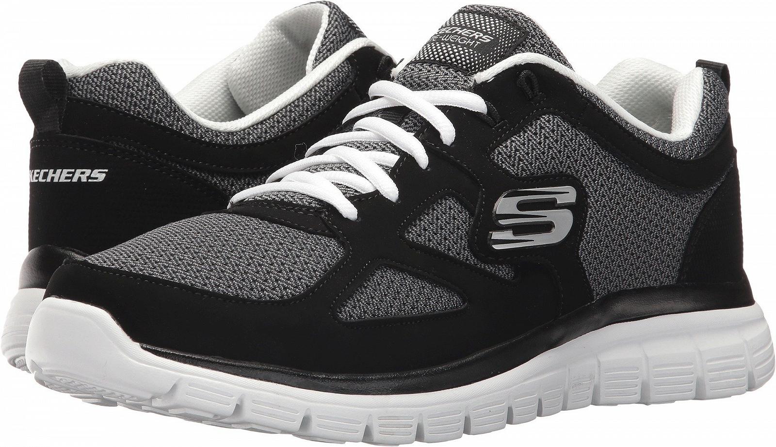 Кроссовки Skechers Track-Bucolo 52630-BKW, мужские, черные, EU 42 (UK 7.5), фото №1