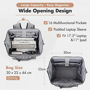 Рюкзак Lekesky School Bag для ноутбука 17.3 дюйма Сірий ціна на synthetic.ua - Фото 1 Рюкзак Lekesky School Bag для ноутбука 17.3 дюйма Сірий synthetic.ua - Фото 1
