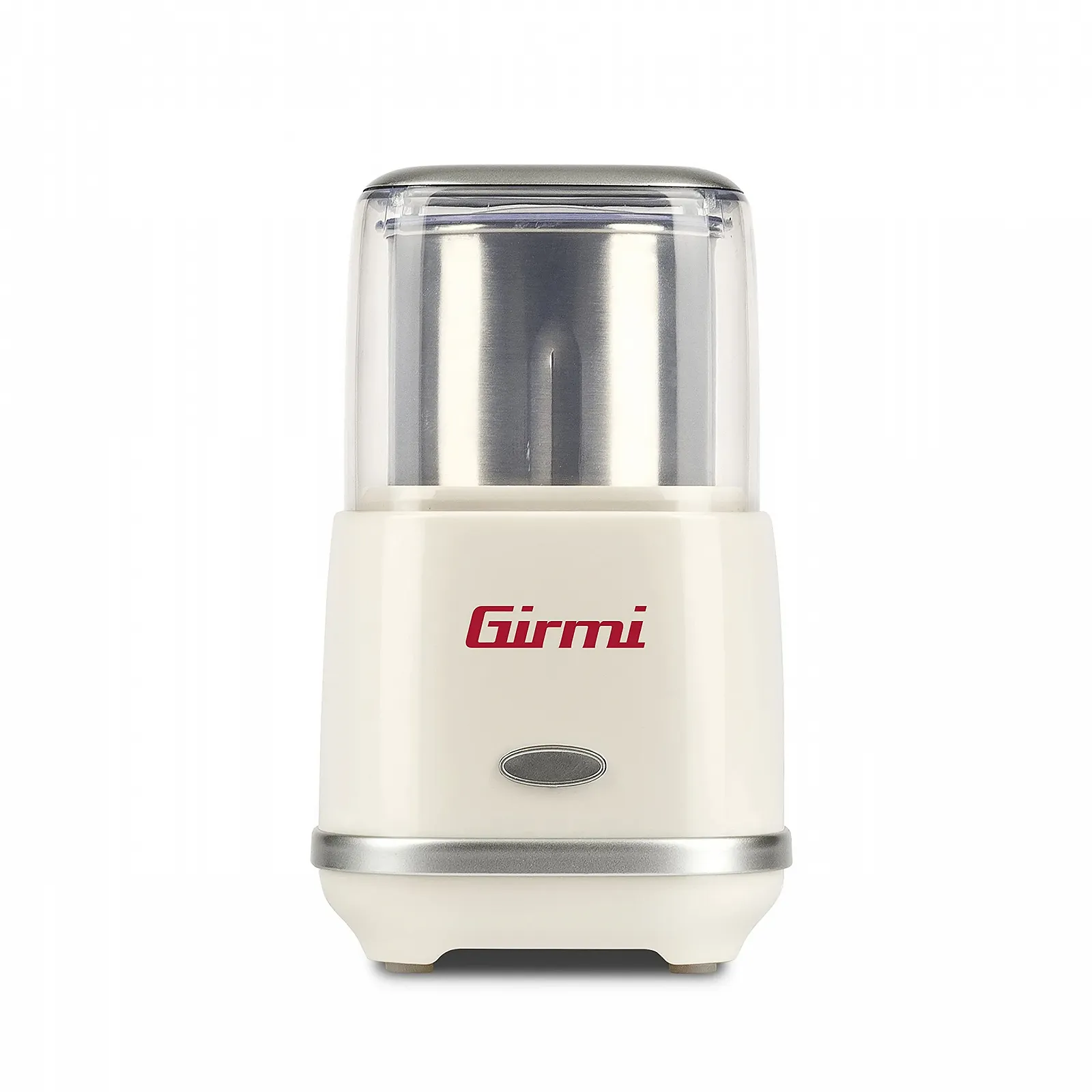Кавомолка електрична Girmi MC02 180 Вт з подвійною кришкою Контейнер і леза з нержавіючої сталі Великої місткості 70 г Кремовий, фото №1