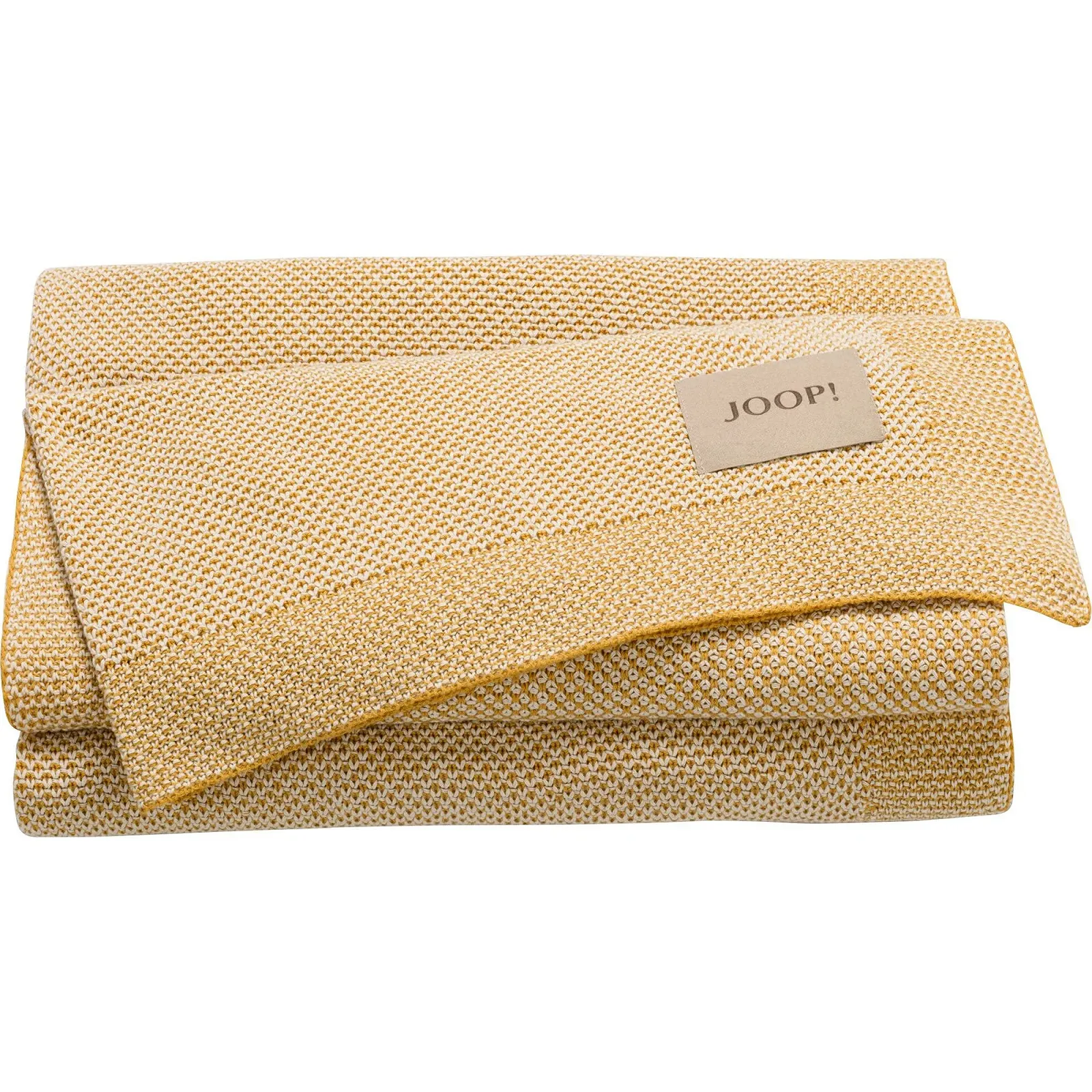 Покривало Joop! Light-Knit Бавовна Золотий/Екрю Розмір 130 x 170 см, фото №2 Покривало Joop! Light-Knit Бавовна Золотий/Екрю Розмір 130 x 170 см, фото №2