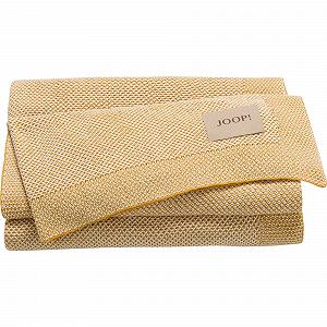 Покрывало Joop! Light-Knit Хлопок Золотой/Экрю Размер 130 x 170 см synthetic.ua - Фото 1