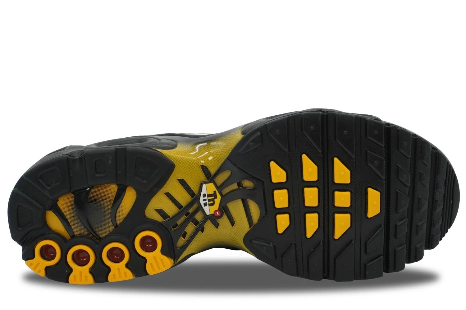 Кроссовки NIKE Air Max Plus TN Black University Gold, фото №3