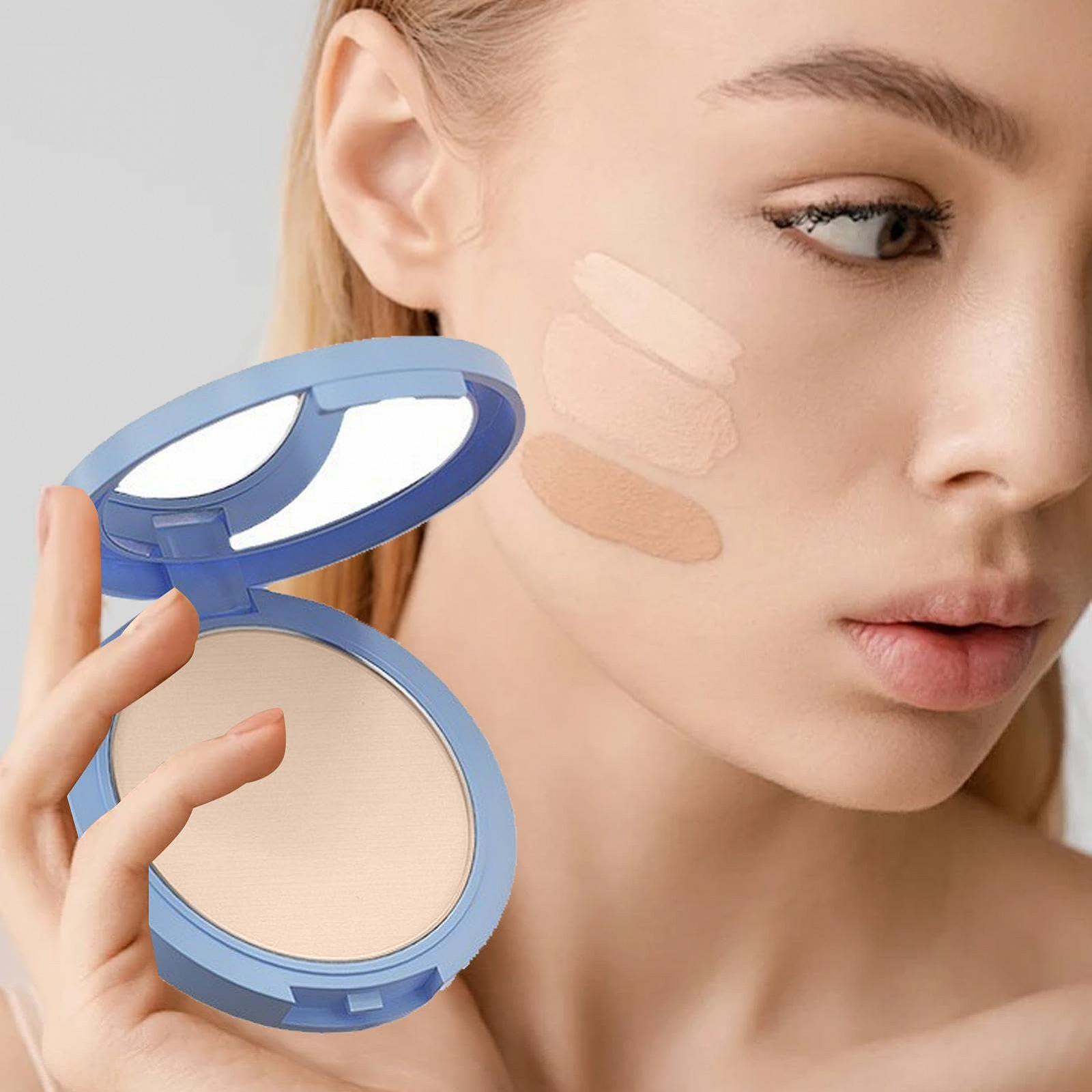 Пудра GA-GK Matte Perfection Пресована Для обличчя Масляний контроль Матова Гладка Водостійка Тривала Завершальна Мʼяка, фото №3