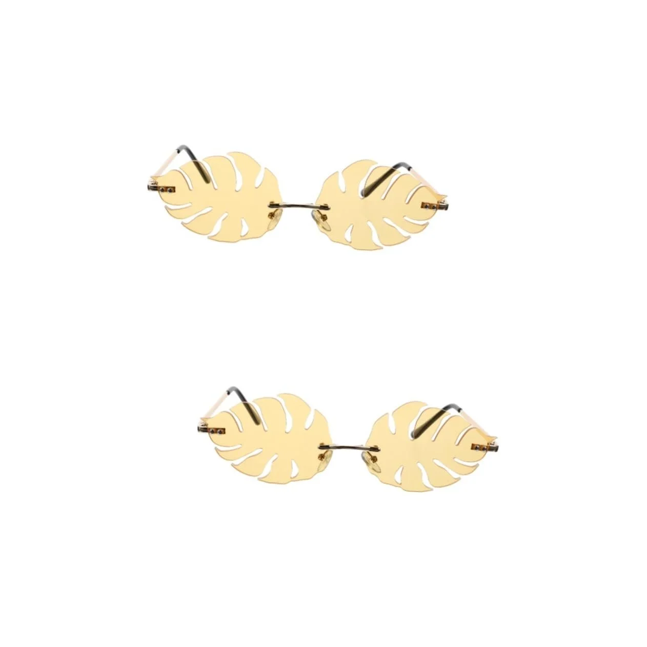 Солнцезащитные очки Письмо PACKOVE Набор из 2 шт. Желтый, фото №1