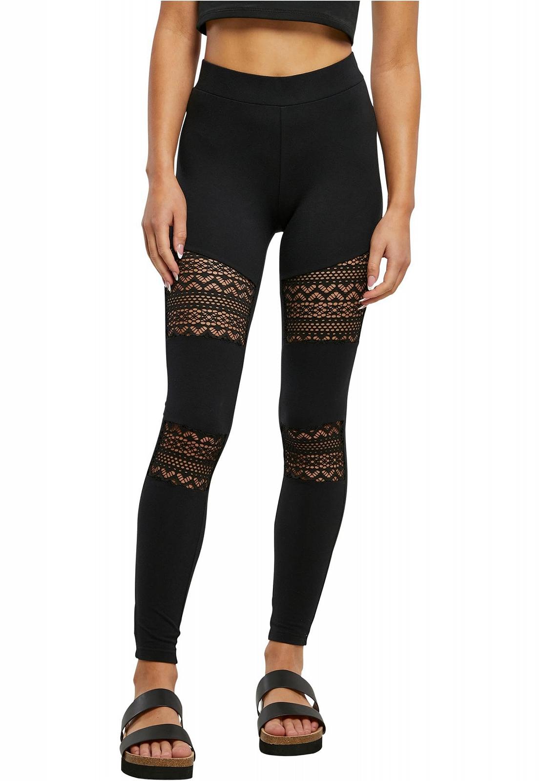 Легінси Urban Classics Ladies Crochet Lace Inset, фото №1