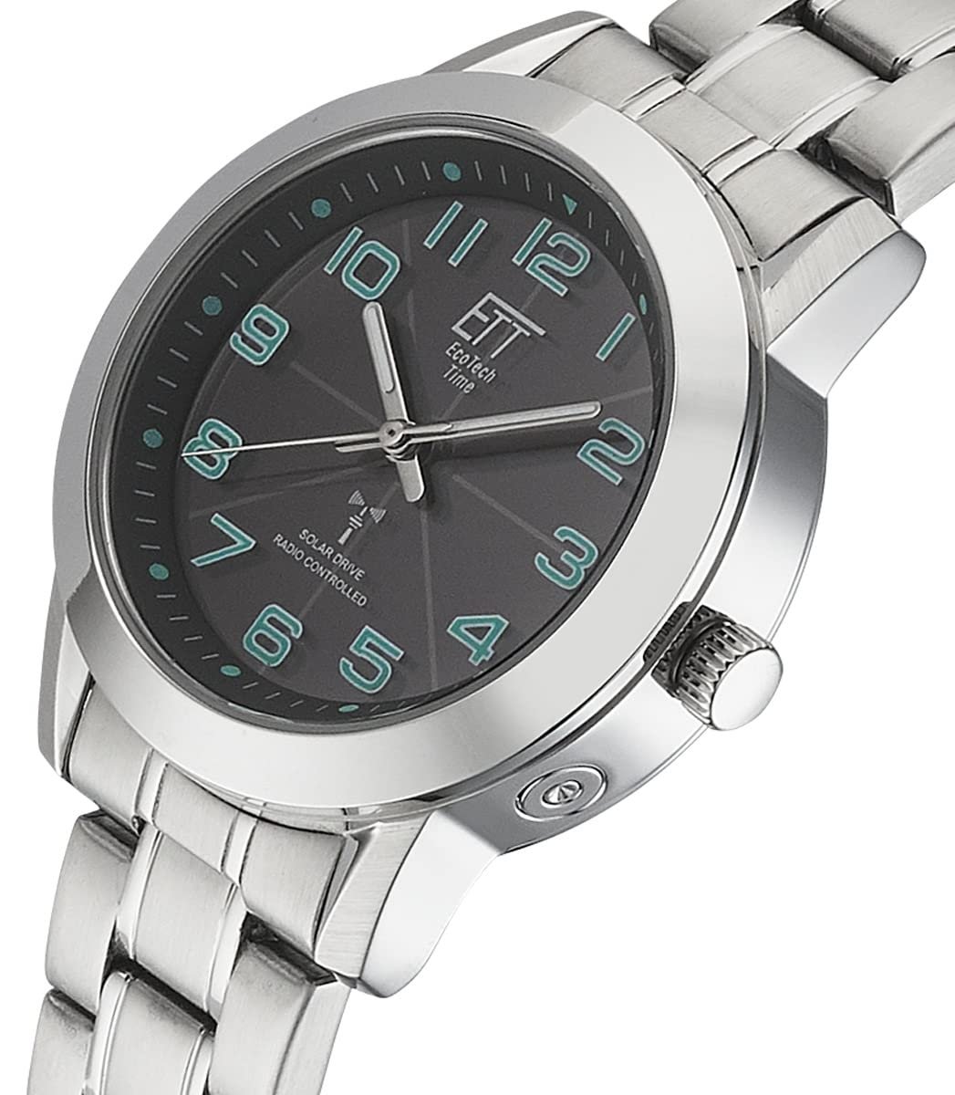 Часы ETT Eco Tech Time Аналоговые женские с солнечной батареей ELS-11504-22M Серебристый, фото №2 Часы ETT Eco Tech Time Аналоговые женские с солнечной батареей ELS-11504-22M Серебристый, фото №2