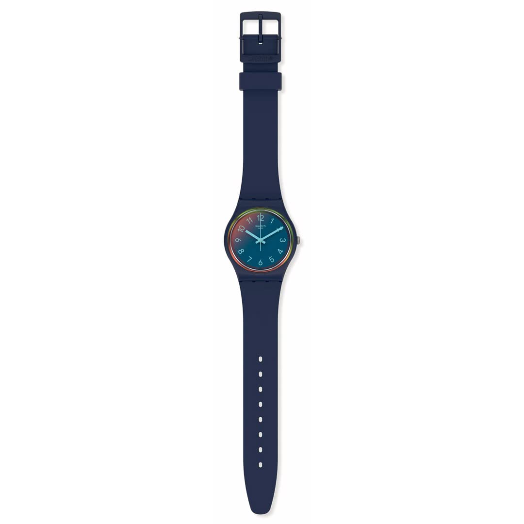 Годинник Swatch Gent SO28N110 LA Night Blue Браслет, фото №2