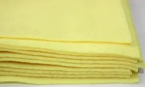 Фетр для поделок мягкий Лентомания 20*30см лимонный FELT12 - Фото 1
