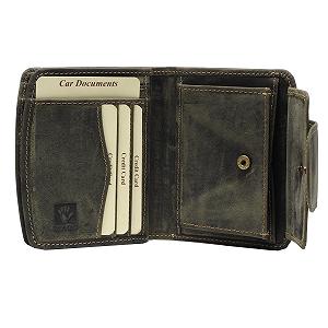 Кошелек Greenburry Vintage зеленый 336-30 зеленый synthetic.ua - Фото 1
