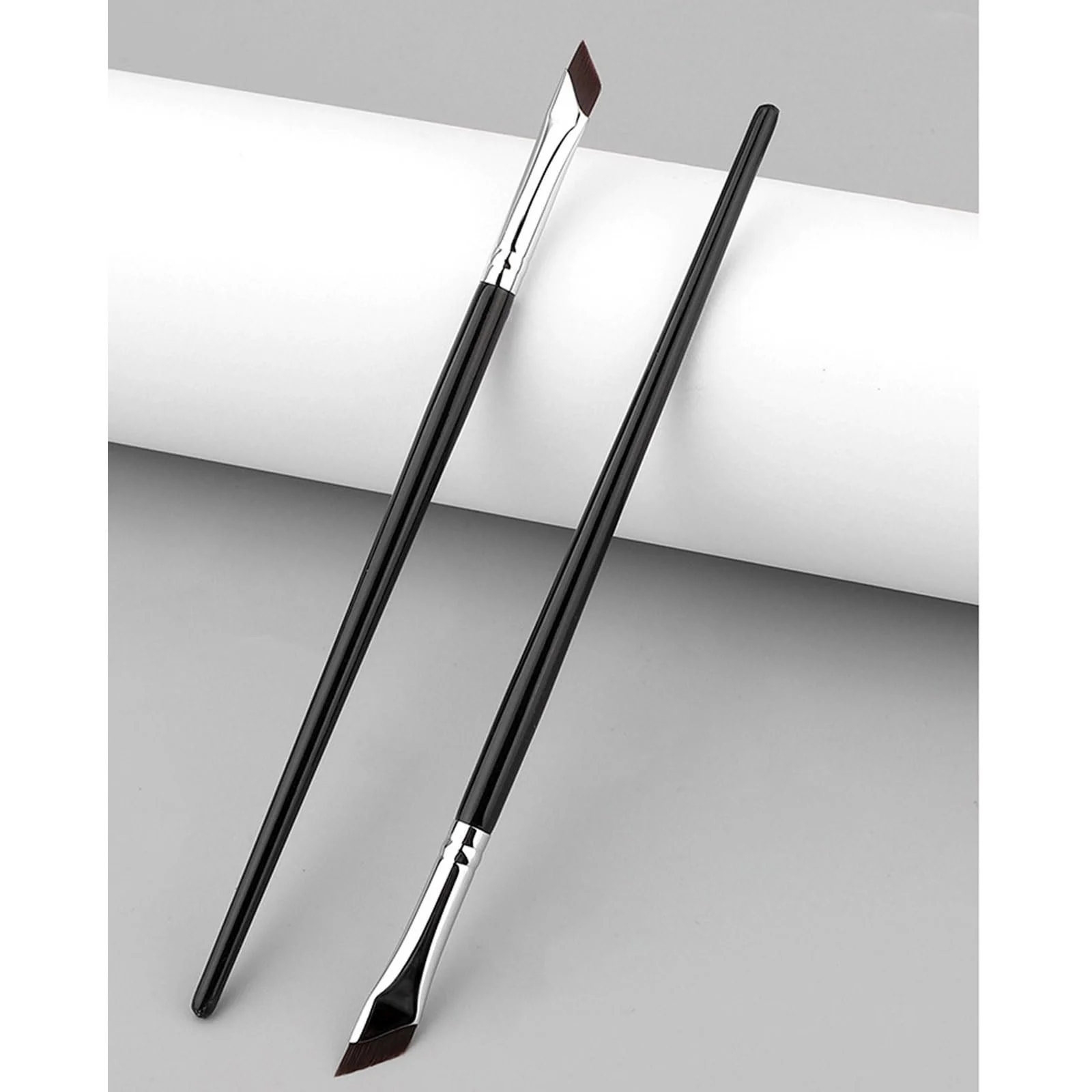 Пензлі YAOGUI для макіяжу очей, 1/2 професійний, тонкий кутовий, плоский для брів, фото №3