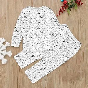 Детский расписанный вручную комплект пижамы для мальчиков милый synthetic.ua - Фото 1