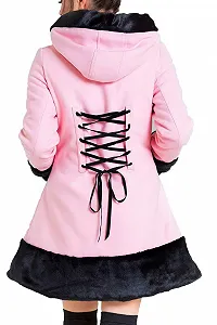 Пальто Hell Bunny Sarah Jane Зимове з капюшоном і штучним хутром synthetic.ua - Фото 1