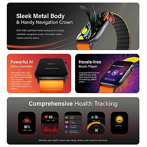 Смарт-часы Kieslect Ks Многофункциональные IP68 synthetic.ua - Фото 1