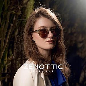 Поляризовані сонцезахисні окуляри ZENOTTIC для жінок та чоловіків, маленькі круглі synthetic.ua - Фото 1