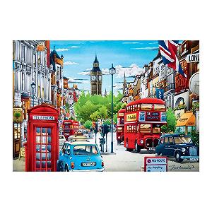 Пазл Trefl London Street UK 1000 елементів Premium Quality для дорослих та дітей від 12 років synthetic.ua - Фото 1