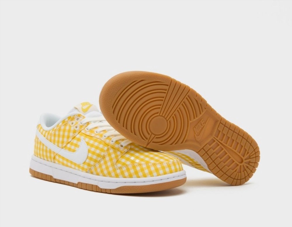 Кроссовки Nike Dunk Low Yellow Gingham 39, фото №4
