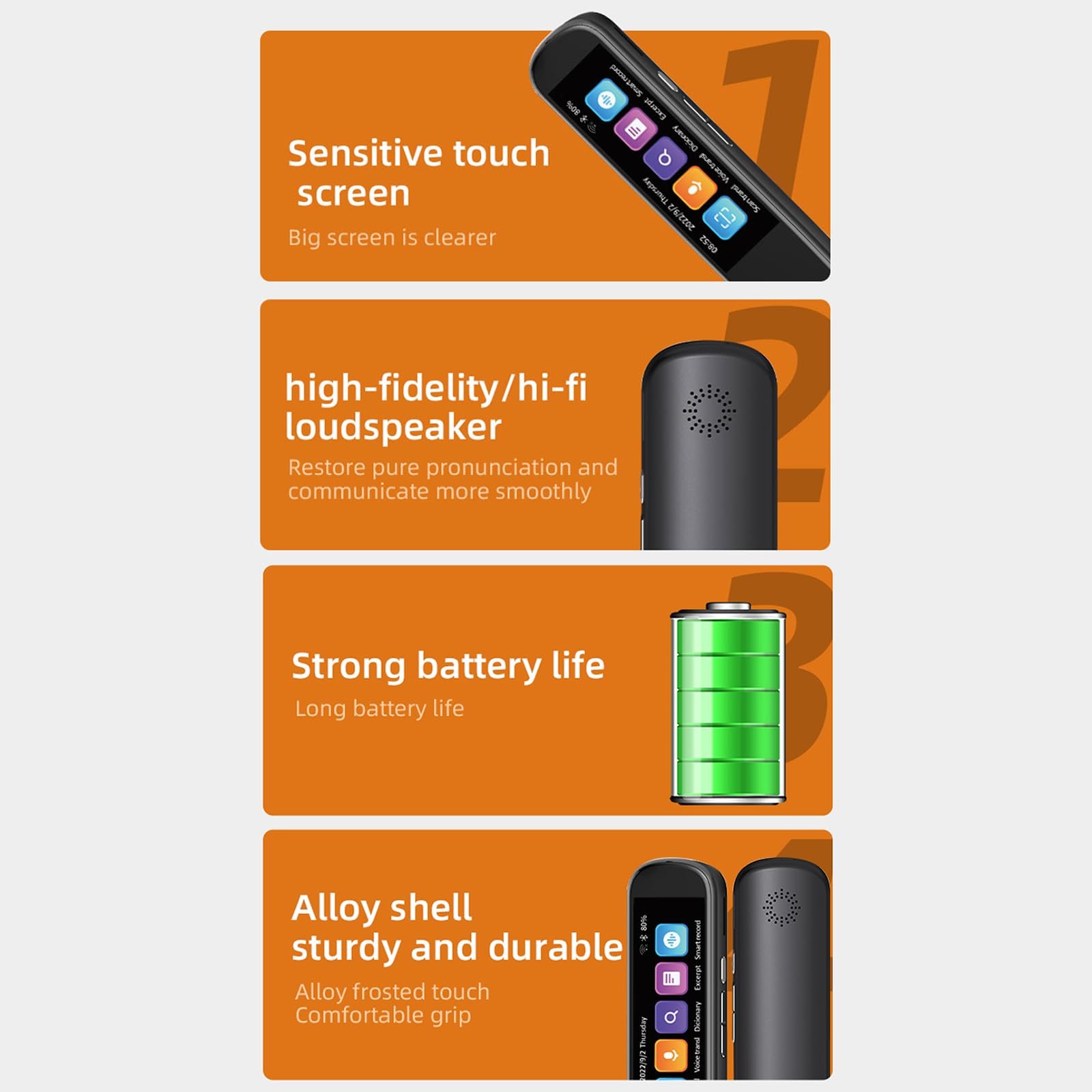 Ручка-сканер для перекладу, в реальному часі, фото №6 Ручка-сканер для перекладу, в реальному часі, фото №6