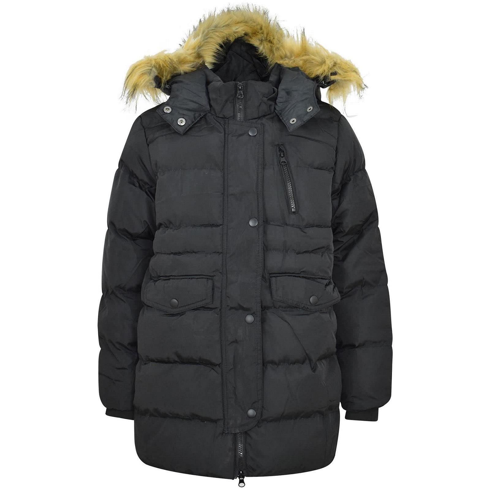 Куртка A2Z 4 Kids Девочки Мальчики Модная стеганая черная, фото №2