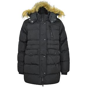 Куртка A2Z 4 Kids Девочки Мальчики Модная стеганая черная synthetic.ua - Фото 1