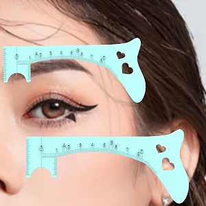 Шаблон для підводки очей Harayaa Багатофункціональний інструмент для швидкого макіяжу очей Синій synthetic.ua - Фото 1