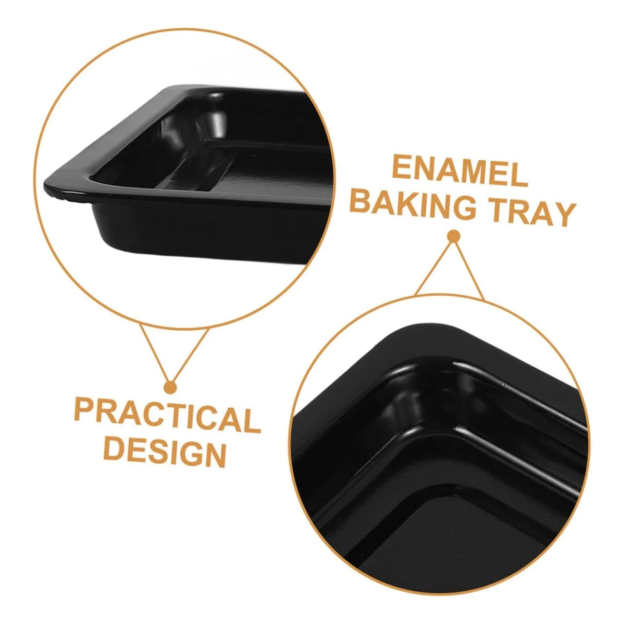 Противень для запекания Luxshiny эмалированный 34x26x2.5 см термостойкий прямоугольный, фото №7 Противень для запекания Luxshiny эмалированный 34x26x2.5 см термостойкий прямоугольный, фото №7