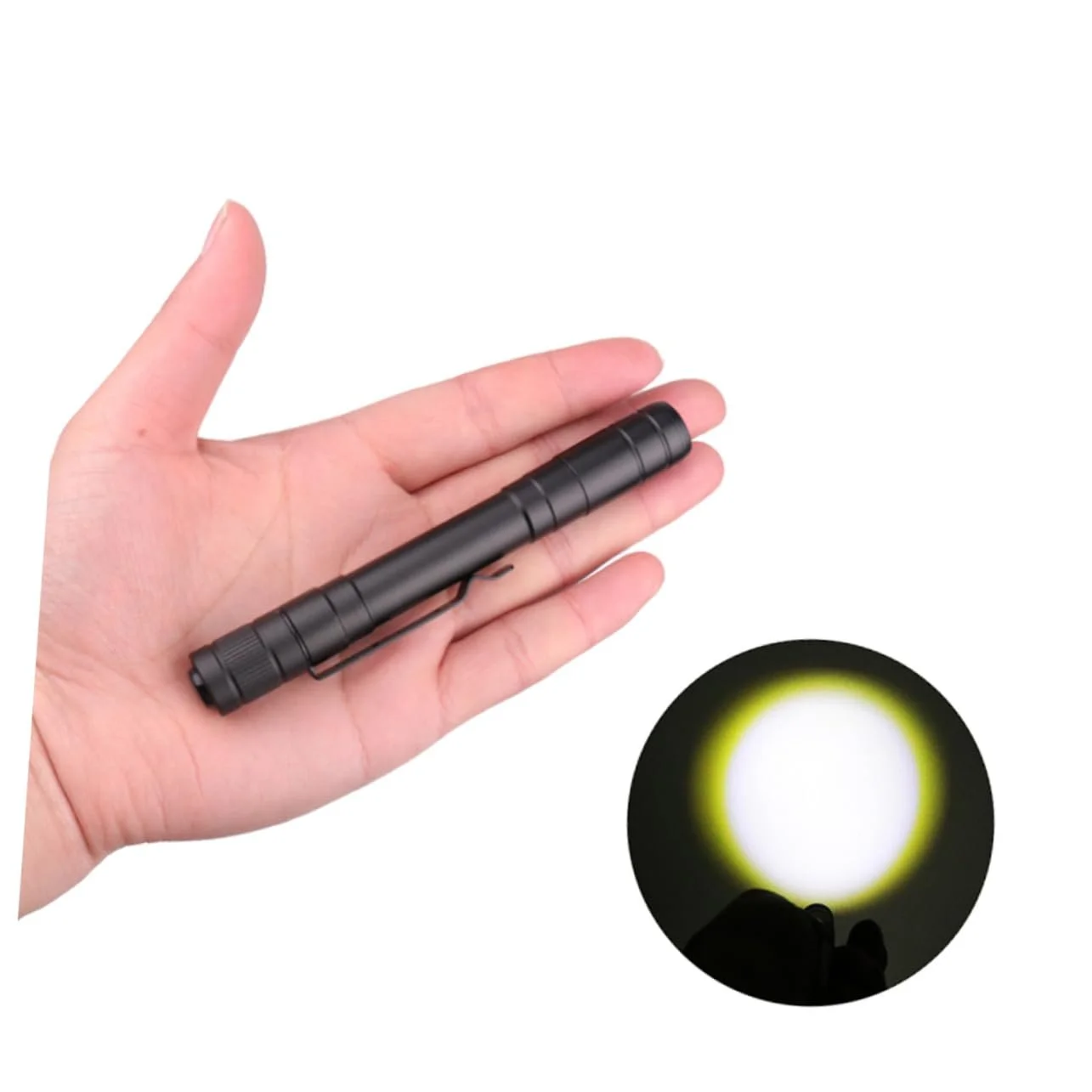 Ліхтарик кишеньковий LED, міні, форма ручки, для кемпінгу, перезаряджуваний, фото №3 Ліхтарик кишеньковий LED, міні, форма ручки, для кемпінгу, перезаряджуваний, фото №3