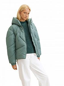 Куртка modern short puffer jacket 1032686-19643 Tom Tailor Блакитний S synthetic.ua - Фото 1