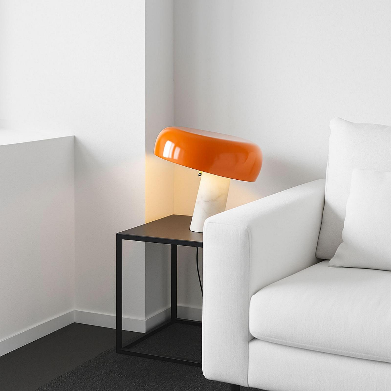 Настільна лампа LED B·LED BARCELONA Flick 40" Metal Marble E27, фото №5