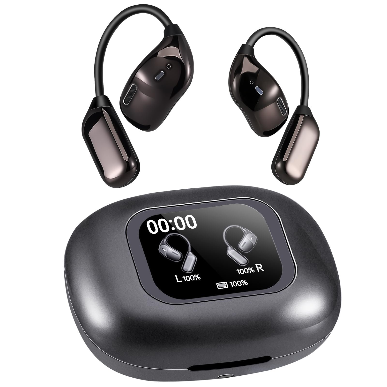 Наушники-переводчики Ki 144 языка Bluetooth 5.4 Черный, фото №1 Наушники-переводчики Ki 144 языка Bluetooth 5.4 Черный, фото №1