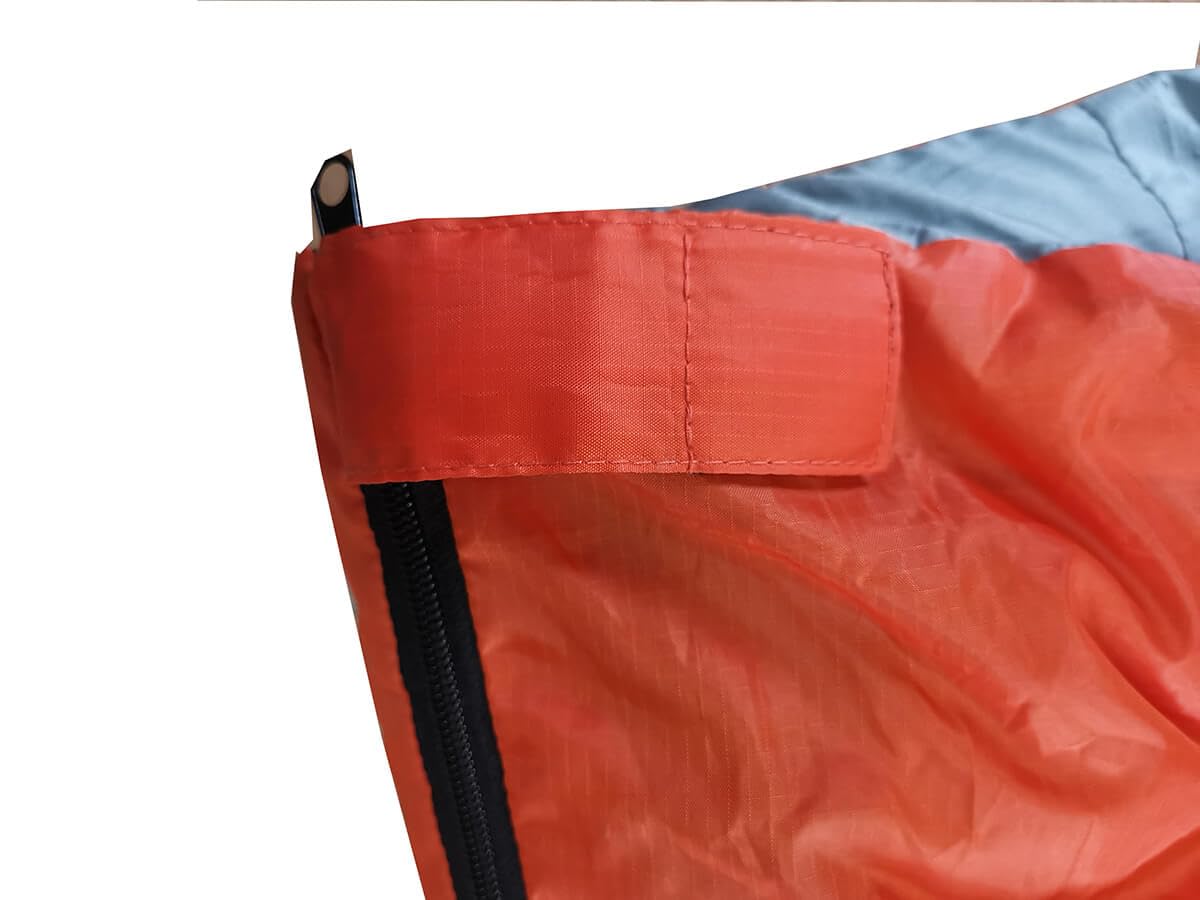 Спальный мешок Oventure Canyon 190 x 85 см Воздушный и легкий Широкий и водонепроницаемый Понжевый подклад Идеальный для весны и лета 1-слойная изоляция Для путешествий и кемпинга, фото №4