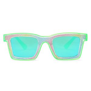 Модні квадратні сонцезахисні окуляри Long Keeper для жінок, розкішні блискучі квадратні, захист UV400 synthetic.ua - Фото 1