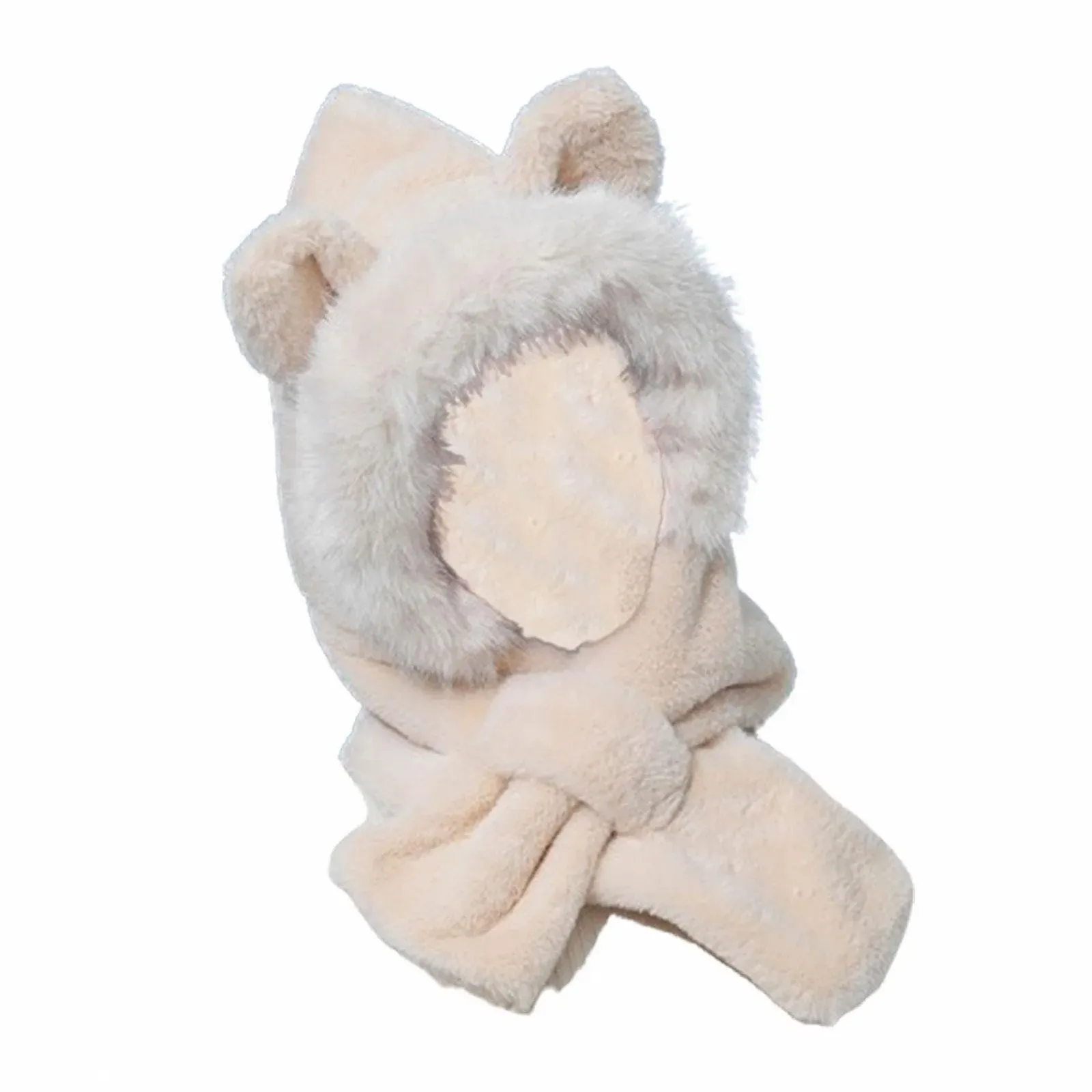 Ветрозащитный шарф с капюшоном Eoixuqba, мягкая, фото №6