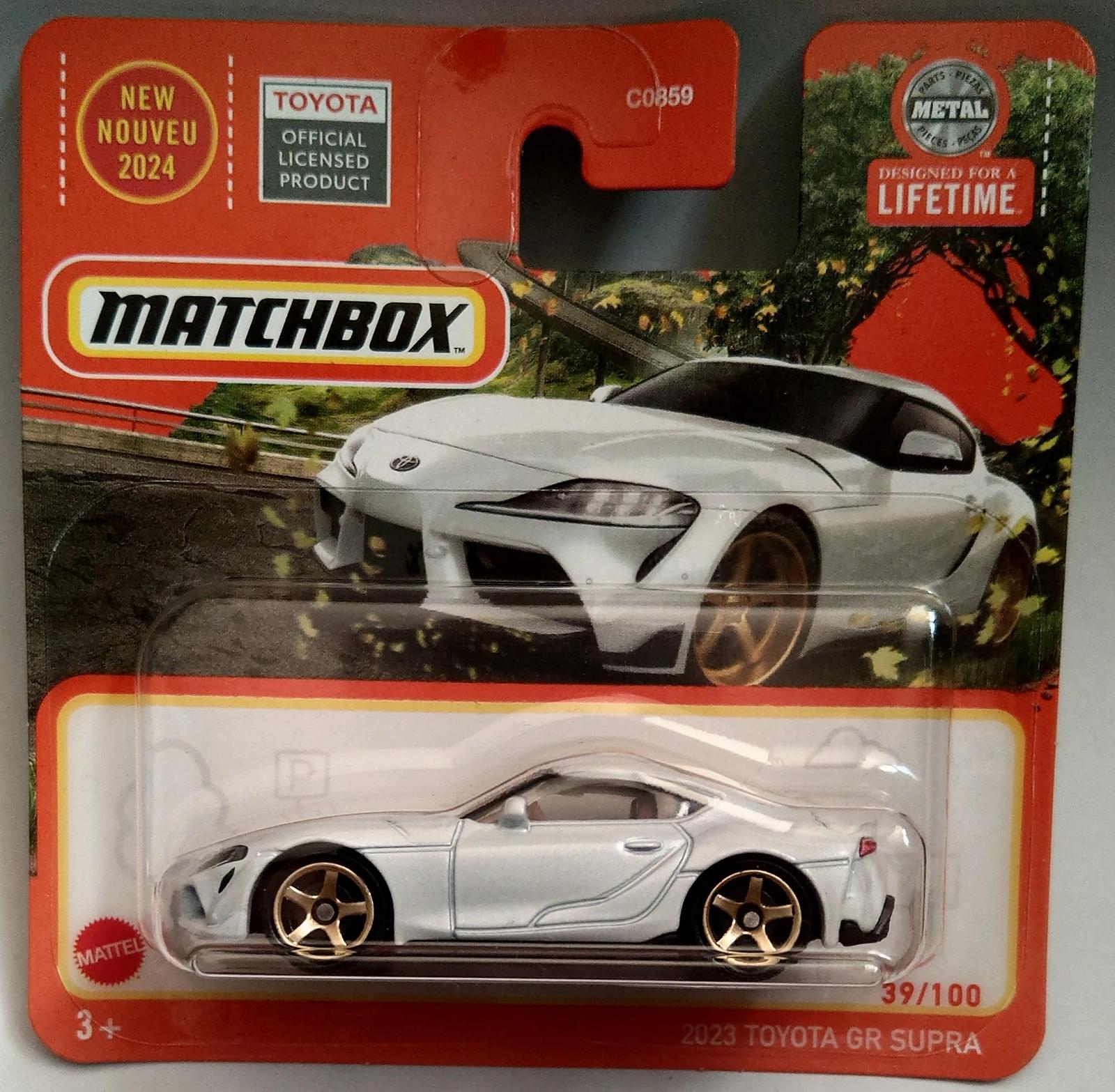 Автомобіль Matchbox Toyota GR Supra Білий, фото №1
