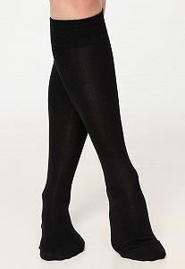 Гольфы Nur Die Bamboo Особо мягкие и дышащие с комфортным поясом, черные synthetic.ua - Фото 1