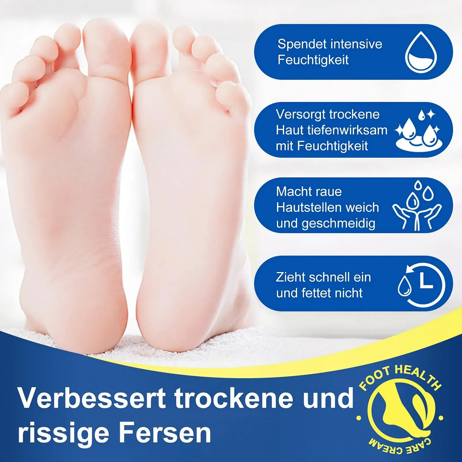 Крем для ног Urea 60% с роликовым аппликатором от мозолей 2 шт., фото №5